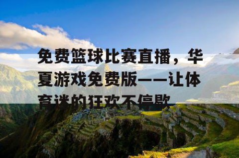 免费篮球比赛直播,华夏游戏免费版——让体育迷的狂欢不停歇