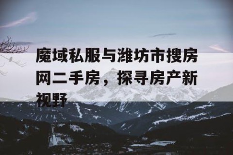 魔域私服与潍坊市搜房网二手房，探寻房产新视野