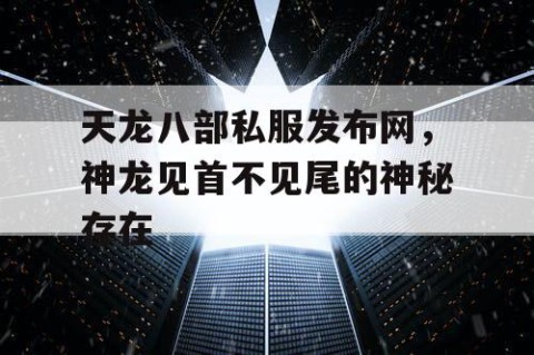天龙八部私服发布网，神龙见首不见尾的神秘存在