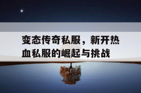 变态传奇私服，新开热血私服的崛起与挑战