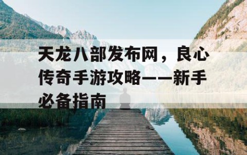 天龙八部发布网，良心传奇手游攻略——新手必备指南