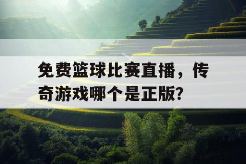 免费篮球比赛直播,传奇游戏哪个是正版?
