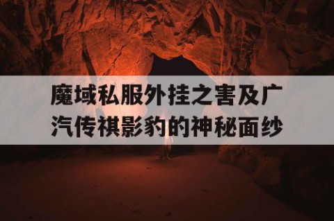 魔域私服外挂之害及广汽传祺影豹的神秘面纱