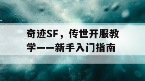 奇迹SF，传世开服教学——新手入门指南