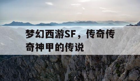 梦幻西游SF，传奇传奇神甲的传说