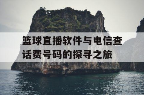 篮球直播软件与电信查话费号码的探寻之旅