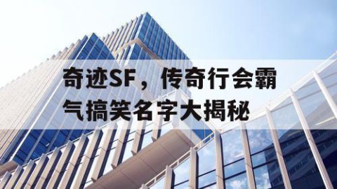 奇迹SF，传奇行会霸气搞笑名字大揭秘