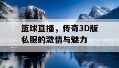 篮球直播,传奇3D版私服的激情与魅力
