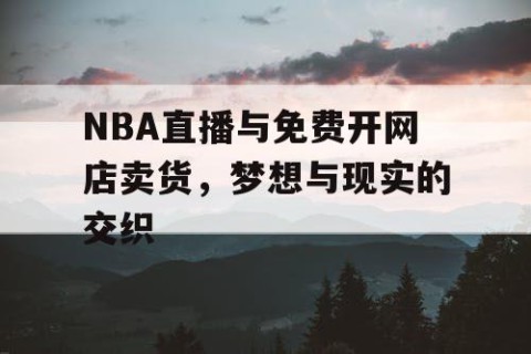 NBA直播与免费开网店卖货,梦想与现实的交织