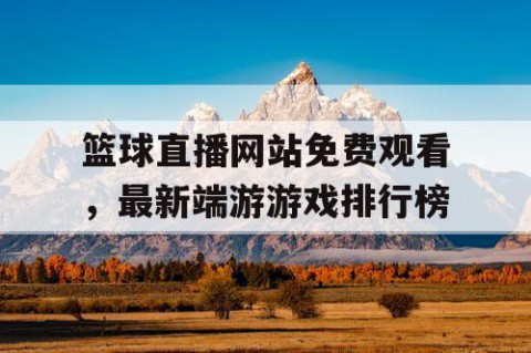 篮球直播网站免费观看，最新端游游戏排行榜