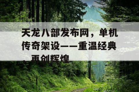 天龙八部发布网，单机传奇架设——重温经典，再创辉煌
