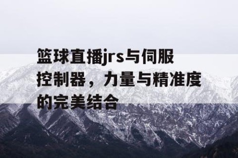 篮球直播jrs与伺服控制器,力量与精准度的完美结合