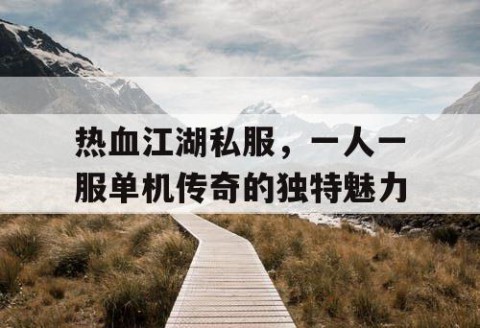 热血江湖私服，一人一服单机传奇的独特魅力