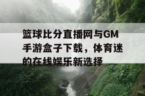 篮球比分直播网与GM手游盒子下载，体育迷的在线娱乐新选择