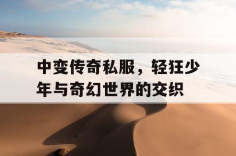 中变传奇私服，轻狂少年与奇幻世界的交织