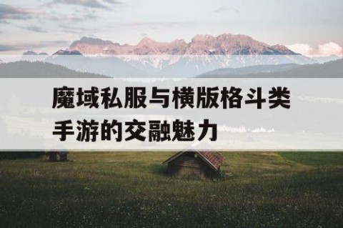 魔域私服与横版格斗类手游的交融魅力