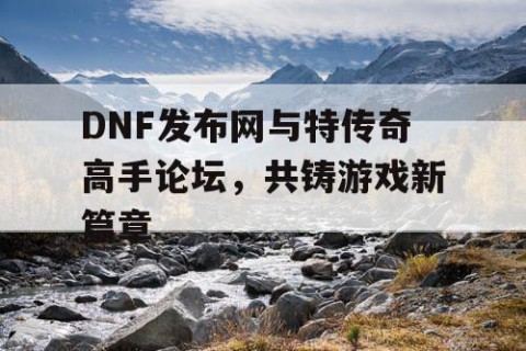 DNF发布网与特传奇高手论坛，共铸游戏新篇章