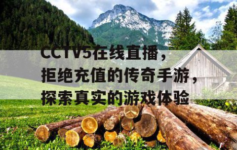 CCTV5在线直播，拒绝充值的传奇手游，探索真实的游戏体验