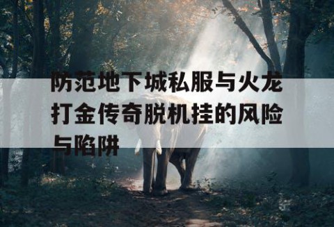 防范地下城私服与火龙打金传奇脱机挂的风险与陷阱