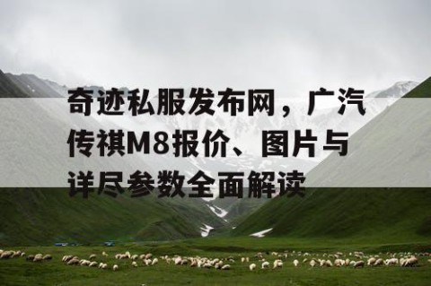 奇迹私服发布网，广汽传祺M8报价、图片与详尽参数全面解读