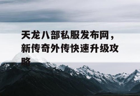 天龙八部私服发布网，新传奇外传快速升级攻略