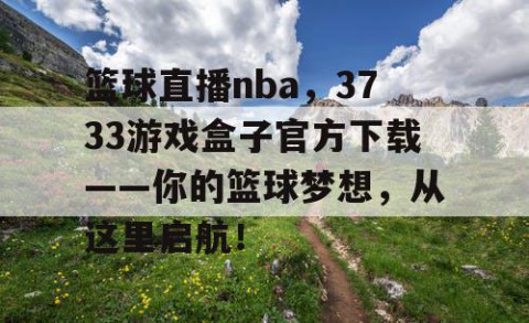篮球直播nba,3733游戏盒子官方下载——你的篮球梦想,从这里启航!