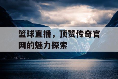 篮球直播,顶赞传奇官网的魅力探索