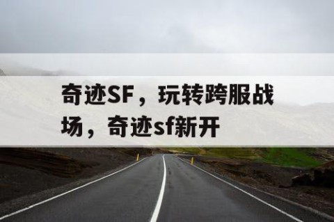 奇迹SF，玩转跨服战场，奇迹sf新开