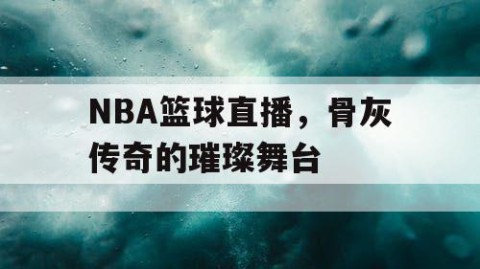 NBA篮球直播,骨灰传奇的璀璨舞台