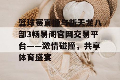 篮球赛直播与新天龙八部3畅易阁官网交易平台——激情碰撞,共享体育盛宴