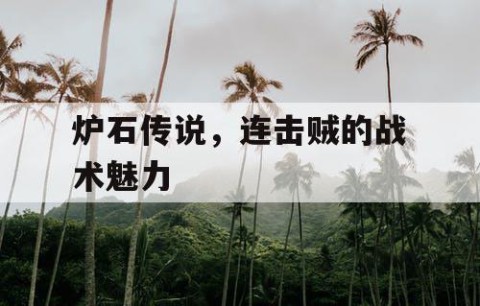 炉石传说，连击贼的战术魅力