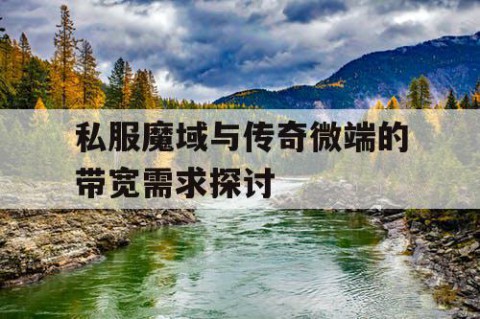 私服魔域与传奇微端的带宽需求探讨