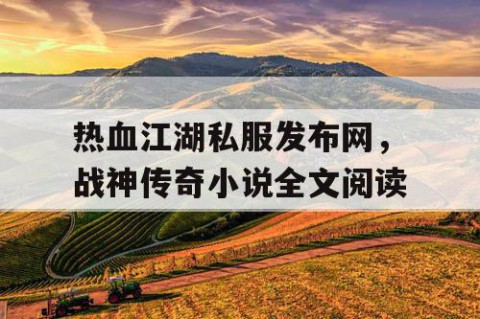 热血江湖私服发布网，战神传奇小说全文阅读