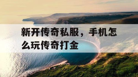 新开传奇私服，手机怎么玩传奇打金