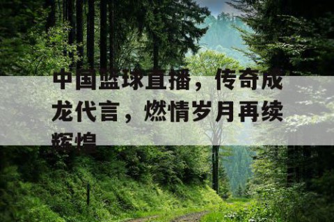 中国篮球直播，传奇成龙代言，燃情岁月再续辉煌