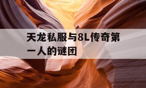 天龙私服与8L传奇第一人的谜团