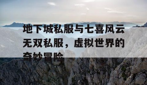 地下城私服与七喜风云无双私服，虚拟世界的奇妙冒险