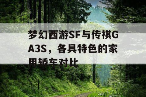 梦幻西游SF与传祺GA3S，各具特色的家用轿车对比