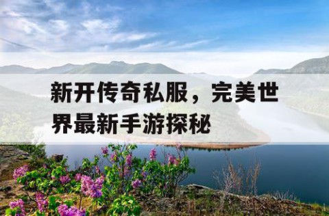 新开传奇私服，完美世界最新手游探秘