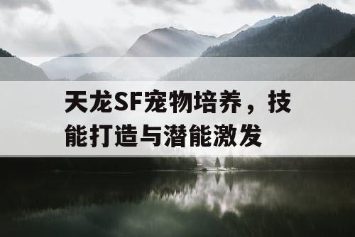 天龙SF宠物培养，技能打造与潜能激发