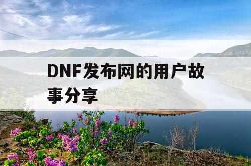 DNF发布网的用户故事分享 DNF发布网的用户故事分享