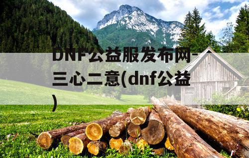 DNF公益服发布网-三心二意(dnf公益)