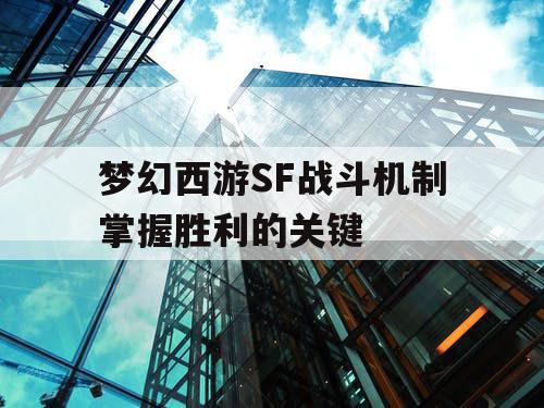 梦幻西游SF战斗机制掌握胜利的关键