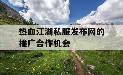 热血江湖私服发布网的推广合作机会