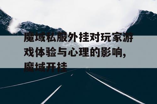 魔域私服外挂对玩家游戏体验与心理的影响,魔域开挂
