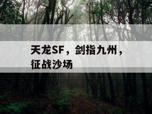 天龙SF,剑指九州,征战沙场 天龙SF,剑指九州,征战沙场