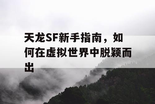 天龙SF新手指南,如何在虚拟世界中脱颖而出 天龙SF新手指南,如何在虚拟世界中脱颖而出