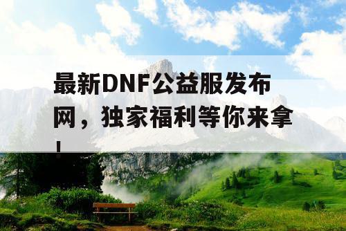 最新DNF公益服发布网,独家福利等你来拿! 最新DNF公益服发布网,独家福利等你来拿!