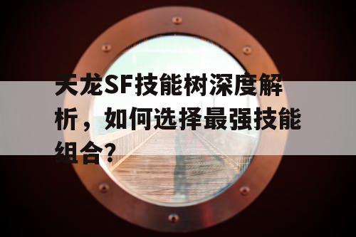 天龙SF技能树深度解析，如何选择最强技能组合？