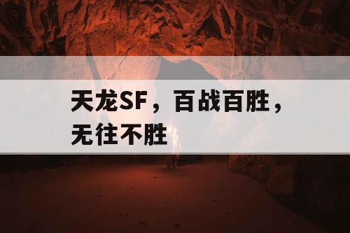 天龙SF，百战百胜，无往不胜